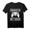 Zocken Reichet mir den Controller König PS5 Gamer T-Shirt – Lustiges Gaming Geschenk für Zocker & Esport-Fans