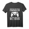 Zocken Reichet mir den Controller König PS5 Gamer T-Shirt – Lustiges Gaming Geschenk für Zocker & Esport-Fans