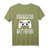 Zocken Reichet mir den Controller König PS5 Gamer T-Shirt – Lustiges Gaming Geschenk für Zocker & Esport-Fans