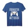 Zocken Reichet mir den Controller König PS5 Gamer T-Shirt – Lustiges Gaming Geschenk für Zocker & Esport-Fans