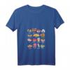 Damen Kawaii Asiatisches Japanisches Essen Japan Ramen Sushi Anime T-Shirt mit V-Ausschnitt – Lustiges Otaku Design für Sushi, Ramen & Manga Fans, Perfekt als Geschenk