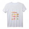 Damen Kawaii Asiatisches Japanisches Essen Japan Ramen Sushi Anime T-Shirt mit V-Ausschnitt – Lustiges Otaku Design für Sushi, Ramen & Manga Fans, Perfekt als Geschenk