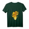 Damen Van Gogh Sonnenblumen Expressionist Modernes Kunst Malerei T-Shirt mit V-Ausschnitt – Perfektes Geschenk für Kunstliebhaber, Studenten & Lehrer