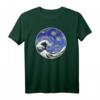 Van Gogh Starry Night & Hokusai Great Wave Circle T-Shirt – Künstlerisches Mode-Statement mit berühmten Gemälden