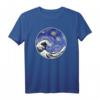 Van Gogh Starry Night & Hokusai Great Wave Circle T-Shirt – Künstlerisches Mode-Statement mit berühmten Gemälden
