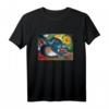 Zwei Katzen, blauer und gelber Franz Marc T-Shirt - Deutscher Expressionist Gemälde Design