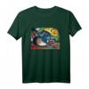 Zwei Katzen, blauer und gelber Franz Marc T-Shirt - Deutscher Expressionist Gemälde Design