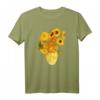 Van Gogh Sonnenblumen Expressionist Modern Art T-Shirt - Perfektes Geschenk für Kunstliebhaber, Studenten, Lehrer & Künstler