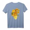 Van Gogh Sonnenblumen Expressionist Modern Art T-Shirt - Perfektes Geschenk für Kunstliebhaber, Studenten, Lehrer & Künstler
