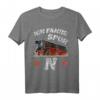 Modelleisenbahn Spurweite N T-Shirt mit Dampflok Retro Look - Perfekt als Geschenk für Modellbahner zu Weihnachten & Geburtstag