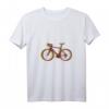 Damen Fahrrad Illustration Rad Fahrradfahrer T-Shirt mit V-Ausschnitt – Perfektes Geschenk für Radfahrer zu Geburtstag & Weihnachten