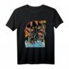 Riesen Cthulhu Sunset Japanisch T-Shirt - Vintage Horror-Design für Monster- und Japan-Liebhaber