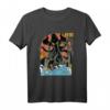 Riesen Cthulhu Sunset Japanisch T-Shirt - Vintage Horror-Design für Monster- und Japan-Liebhaber