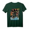 Riesen Cthulhu Sunset Japanisch T-Shirt - Vintage Horror-Design für Monster- und Japan-Liebhaber
