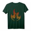 Feuerflamme Kostüm T-Shirt mit Beleuchtung – Leuchtendes Halloween Flammen-Outfit für Partys und Kostüme