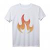Feuerflamme Kostüm T-Shirt mit Beleuchtung – Leuchtendes Halloween Flammen-Outfit für Partys und Kostüme
