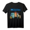 HapKitten Monsters Inc. Scream Factory Graphic T-Shirt - Offiziell lizenziertes Pixar Fan-Shirt mit Sulley & Mike Szene
