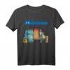 HapKitten Monsters Inc. Scream Factory Graphic T-Shirt - Offiziell lizenziertes Pixar Fan-Shirt mit Sulley & Mike Szene