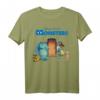 HapKitten Monsters Inc. Scream Factory Graphic T-Shirt - Offiziell lizenziertes Pixar Fan-Shirt mit Sulley & Mike Szene