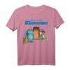 HapKitten Monsters Inc. Scream Factory Graphic T-Shirt - Offiziell lizenziertes Pixar Fan-Shirt mit Sulley & Mike Szene
