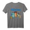 HapKitten Monsters Inc. Scream Factory Graphic T-Shirt - Offiziell lizenziertes Pixar Fan-Shirt mit Sulley & Mike Szene