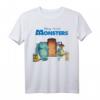 HapKitten Monsters Inc. Scream Factory Graphic T-Shirt - Offiziell lizenziertes Pixar Fan-Shirt mit Sulley & Mike Szene