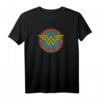 Wonder Woman Vintage Emblem T-Shirt - Offiziell lizenziertes Superhelden T-Shirt für Fans, Damen, Kinder & Cosplay