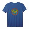 Wonder Woman Vintage Emblem T-Shirt - Offiziell lizenziertes Superhelden T-Shirt für Fans, Damen, Kinder & Cosplay