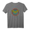 Wonder Woman Vintage Emblem T-Shirt - Offiziell lizenziertes Superhelden T-Shirt für Fans, Damen, Kinder & Cosplay