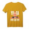 Damen Yoga Mom T-Shirt - Meditation & Fitness Geschenk für Yoga-Liebhaber, Lehrer & Enthusiasten, Perfekt zum Geburtstag, Weihnachten & Muttertag