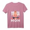 Damen Yoga Mom T-Shirt - Meditation & Fitness Geschenk für Yoga-Liebhaber, Lehrer & Enthusiasten, Perfekt zum Geburtstag, Weihnachten & Muttertag