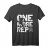 Calisthenics Muscle Up T-Shirt mit 'One More Rep' – Motivationsshirt für Kraftsport, Street Workout & Fitnessfans