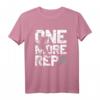 Calisthenics Muscle Up T-Shirt mit 'One More Rep' – Motivationsshirt für Kraftsport, Street Workout & Fitnessfans