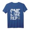 Calisthenics Muscle Up T-Shirt mit 'One More Rep' – Motivationsshirt für Kraftsport, Street Workout & Fitnessfans