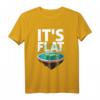 Flat Earth Society T-Shirt mit Karte des flachen Globus – Unterstütze die Wahrheit & zeige deinen Glauben