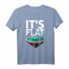Flat Earth Society T-Shirt mit Karte des flachen Globus – Unterstütze die Wahrheit & zeige deinen Glauben