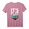 Flat Earth Society T-Shirt mit Karte des flachen Globus – Unterstütze die Wahrheit & zeige deinen Glauben