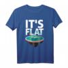 Flat Earth Society T-Shirt mit Karte des flachen Globus – Unterstütze die Wahrheit & zeige deinen Glauben