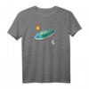 Flat Earth Society T-Shirt mit Karte des flachen Globus – Für alle, die an die flache Erde glauben und ihre Überzeugung zeigen möchten