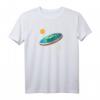 Flat Earth Society T-Shirt mit Karte des flachen Globus – Für alle, die an die flache Erde glauben und ihre Überzeugung zeigen möchten