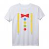 Lustiges Clown Kostüm für Karneval mit Hosenträger, Fliege & bunten Knöpfen – Für Kinder, Damen & Herren, ideal für Faschingsparty & Gruppenveranstaltungen