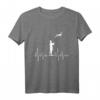 Herzschlag Herzlinie Herzfrequenz Modell-Flugzeug T-Shirt – Lustiges Geschenk für Flugzeug- und Modellflugzeug-Fans, Piloten & Flugzeugliebhaber