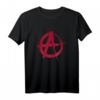 Punk T-Shirt mit Anarchie Zeichen - Rebellisches Anti-Politik Design für Herren und Damen, Perfektes Geschenk für Punks & Anarchisten