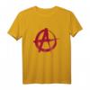 Punk T-Shirt mit Anarchie Zeichen - Rebellisches Anti-Politik Design für Herren und Damen, Perfektes Geschenk für Punks & Anarchisten