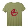 Punk T-Shirt mit Anarchie Zeichen - Rebellisches Anti-Politik Design für Herren und Damen, Perfektes Geschenk für Punks & Anarchisten