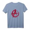 Punk T-Shirt mit Anarchie Zeichen - Rebellisches Anti-Politik Design für Herren und Damen, Perfektes Geschenk für Punks & Anarchisten