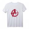 Punk T-Shirt mit Anarchie Zeichen - Rebellisches Anti-Politik Design für Herren und Damen, Perfektes Geschenk für Punks & Anarchisten