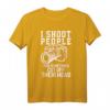 Lustiges Fotografen T-Shirt mit Aufschrift 'I Shoot People' – Perfektes Geschenk für Fotografen, Hobbyfotografen & Fotografie-Enthusiasten