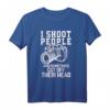 Lustiges Fotografen T-Shirt mit Aufschrift 'I Shoot People' – Perfektes Geschenk für Fotografen, Hobbyfotografen & Fotografie-Enthusiasten