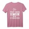 Lustiges Fotografen T-Shirt für Damen - 'die tut nix die will nur fotografieren' als Geschenkidee für Frauen und Mädchen, die gerne Fotos machen